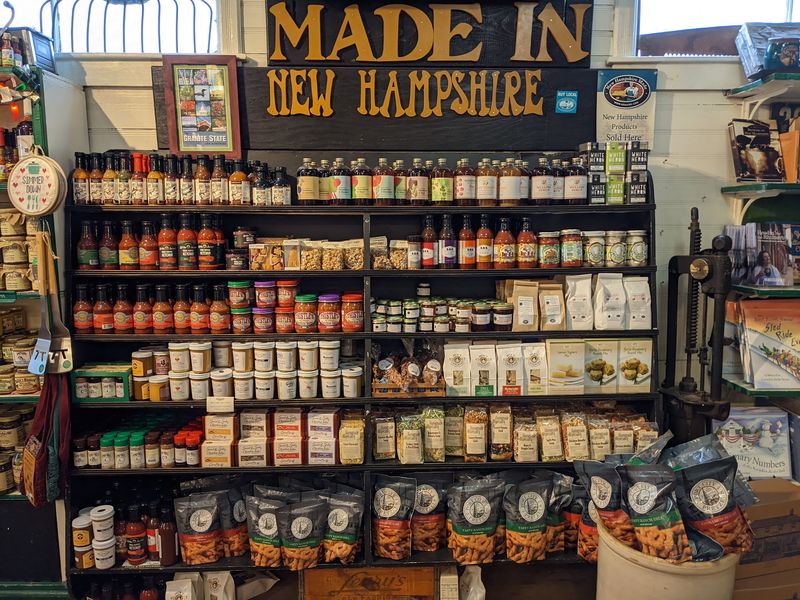 New England Goods Fill In The Rest Of The Shelves