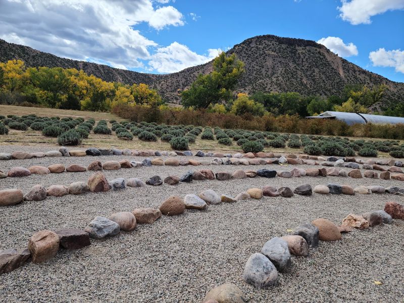 The Meditative Labyrinth Built From Ancient Creek Stones