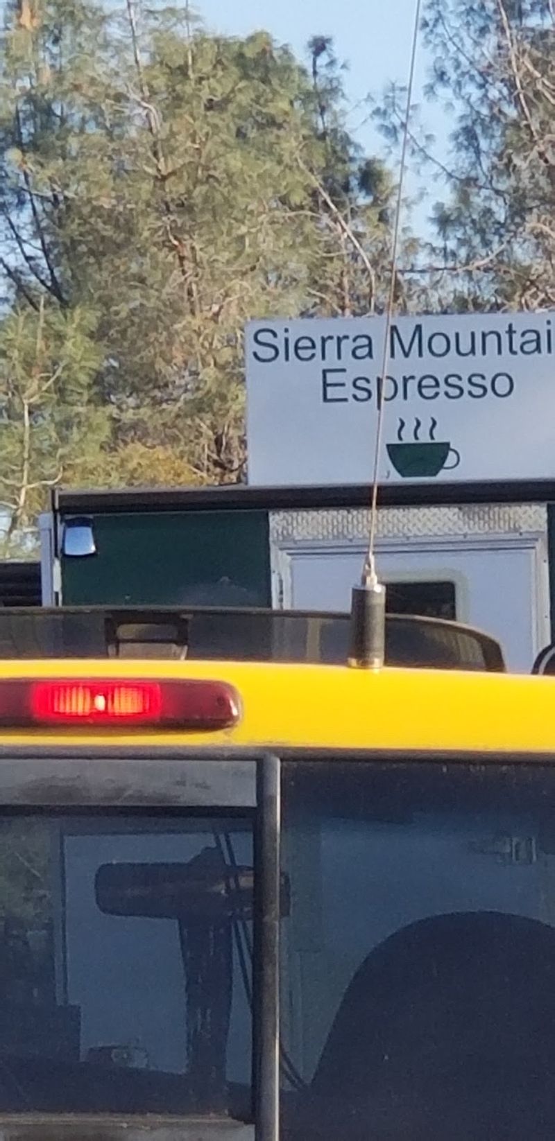 Sierra Mountain Espresso Drive Thru Coffee Roaster, Cool, CA