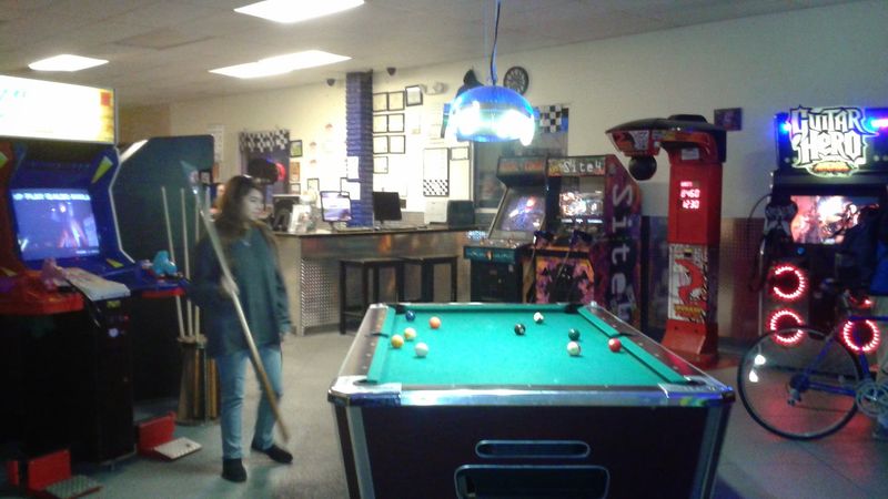 Arcade Games, Food, and Party Space