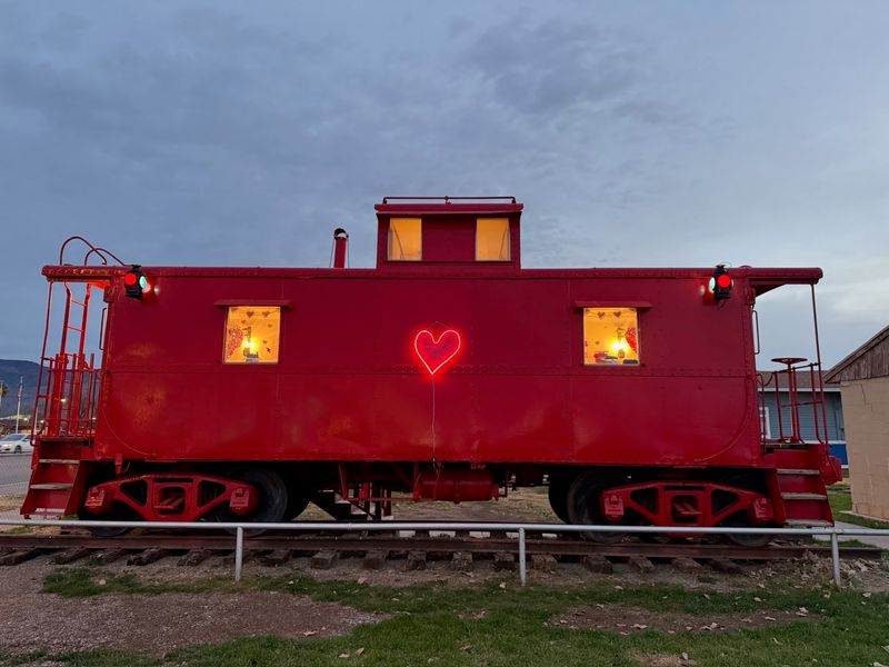 A Full-Size Caboose Steals The Show