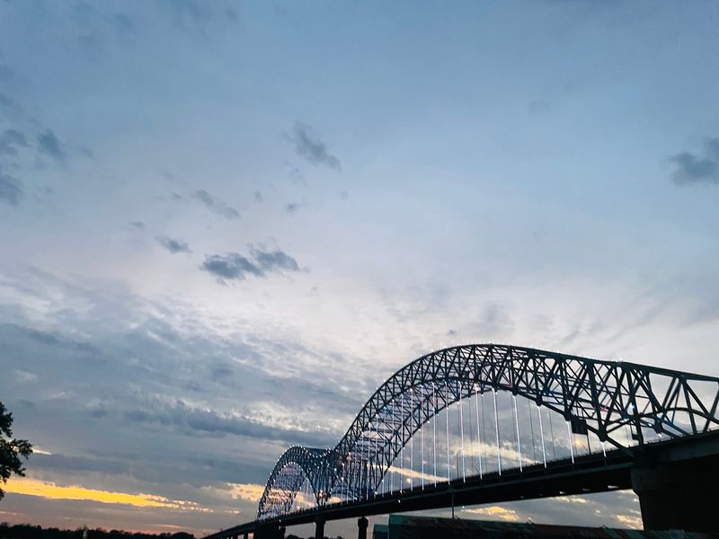 Two Massive Steel Arches Make The Bridge Impossible To Miss