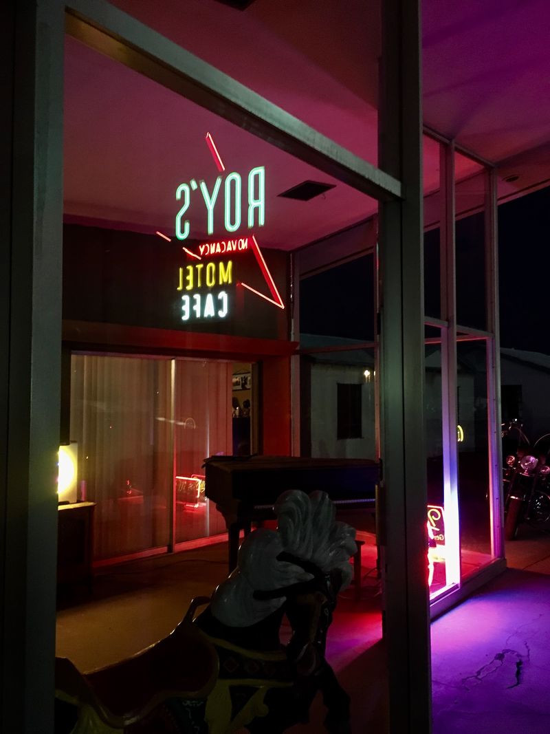 The Neon Sign Comes Alive At Dusk