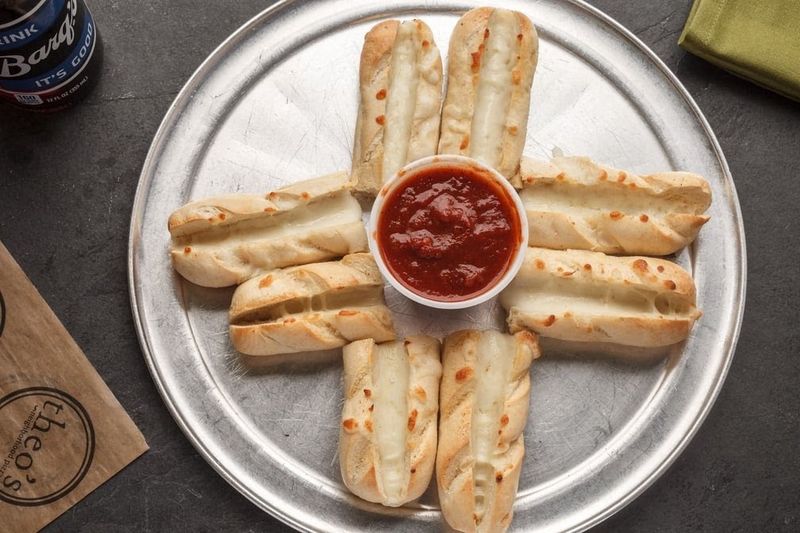 Wings, Breadsticks And Cheese Bread