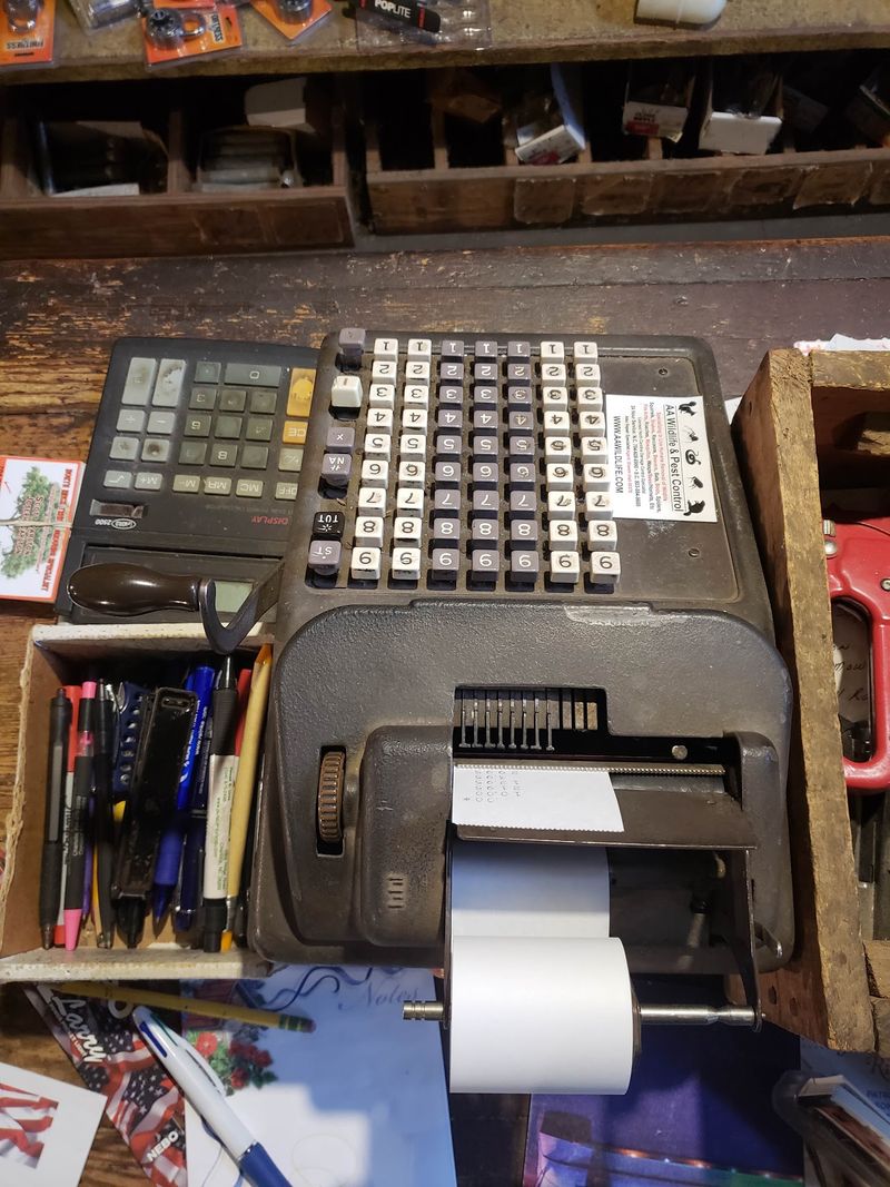 A 1922 Cash Register Still Handles Cash Sales
