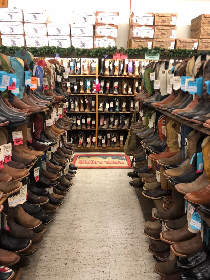 Walls Of Cowboy Boots For Every Foot