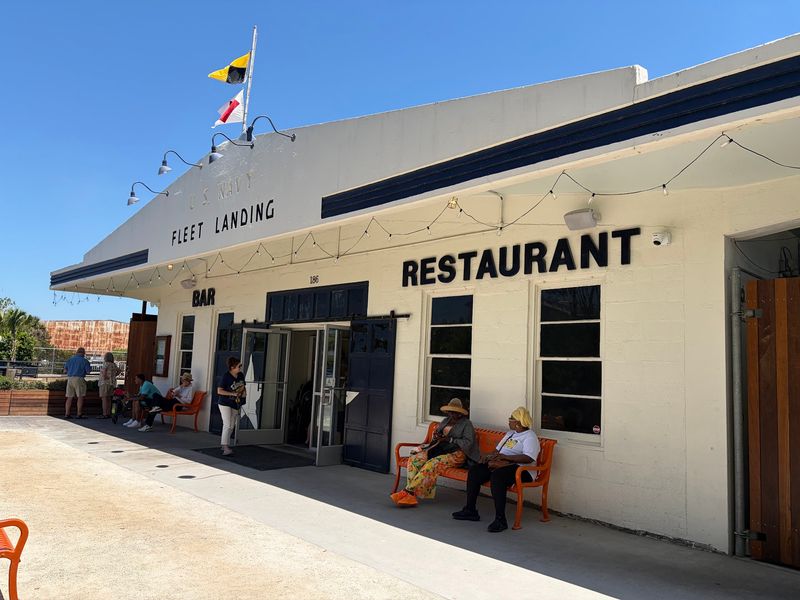 The Restaurant Sits In A Navy Building From 1942
