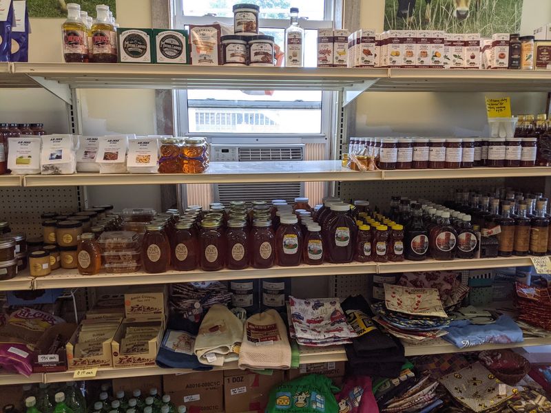 Shelves Stacked With Neighborly Goods