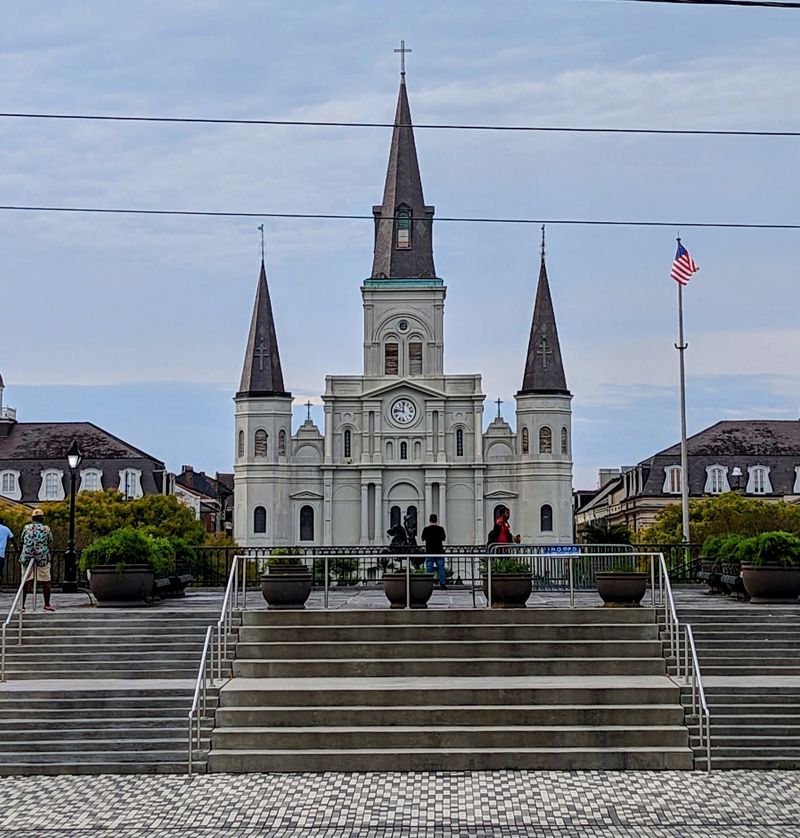 Where The Cathedral Stands In The French Quarter