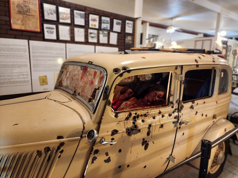 Pause At The Replica Car