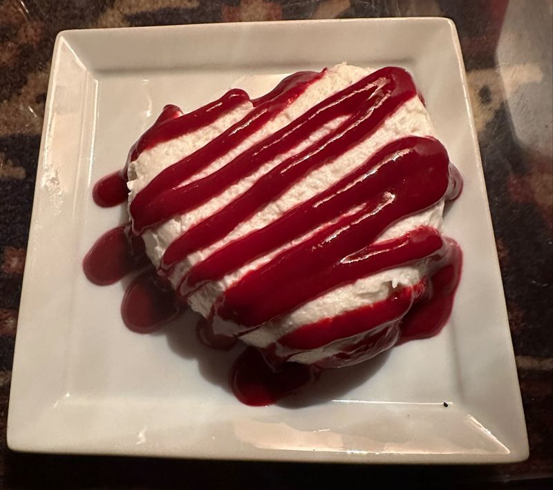 The Famous Goat Cheese Cheesecake