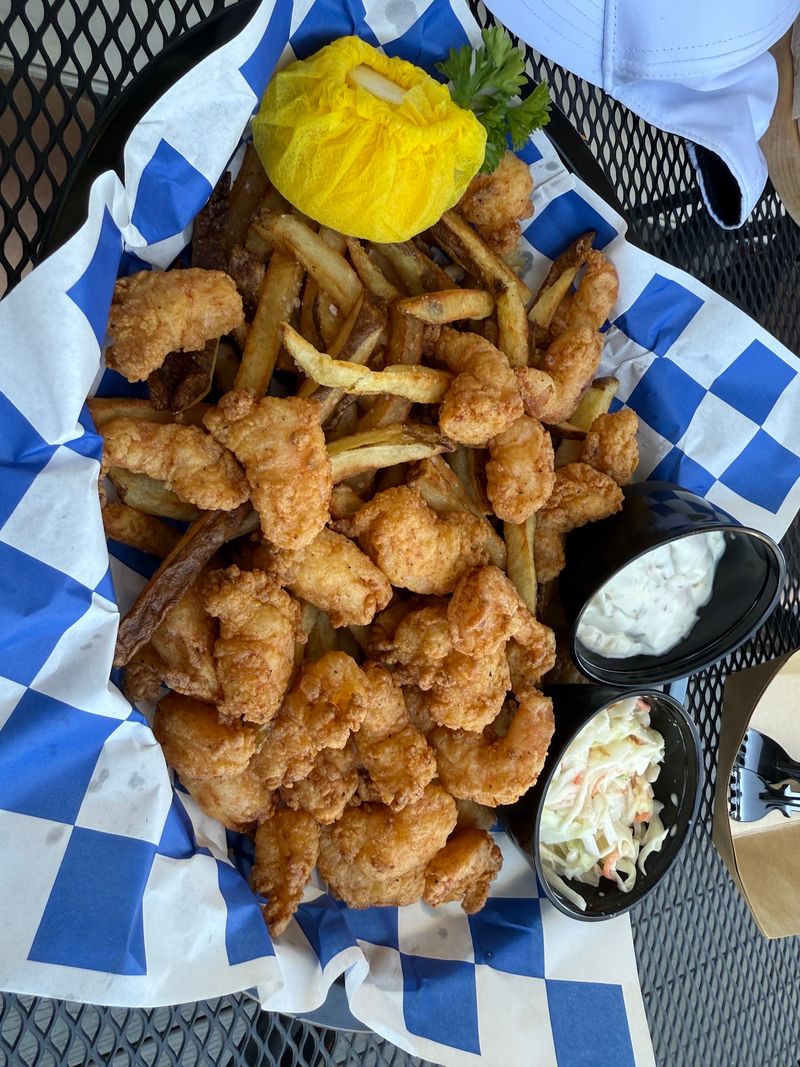 Fries, Slaw And Tartar Sauce Keep The Platters Classic
