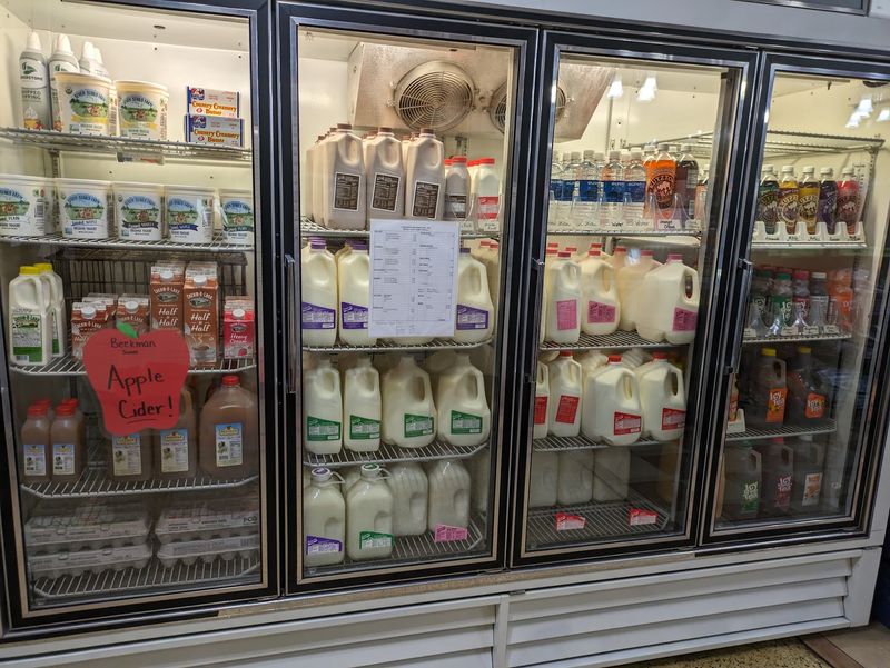 Fresh Milk in Glass Bottles