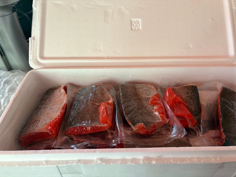 Smoked Candied Salmon Comes In Eight-Ounce Packages