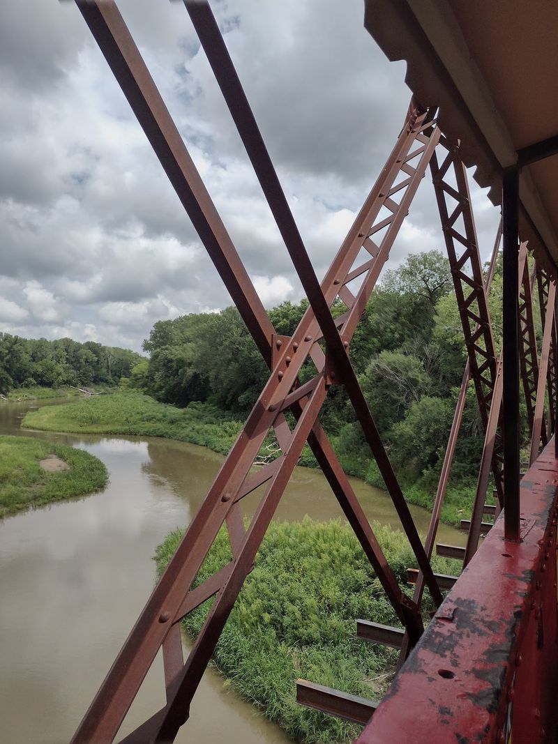 Crossing The Smoky Hill River Bridge