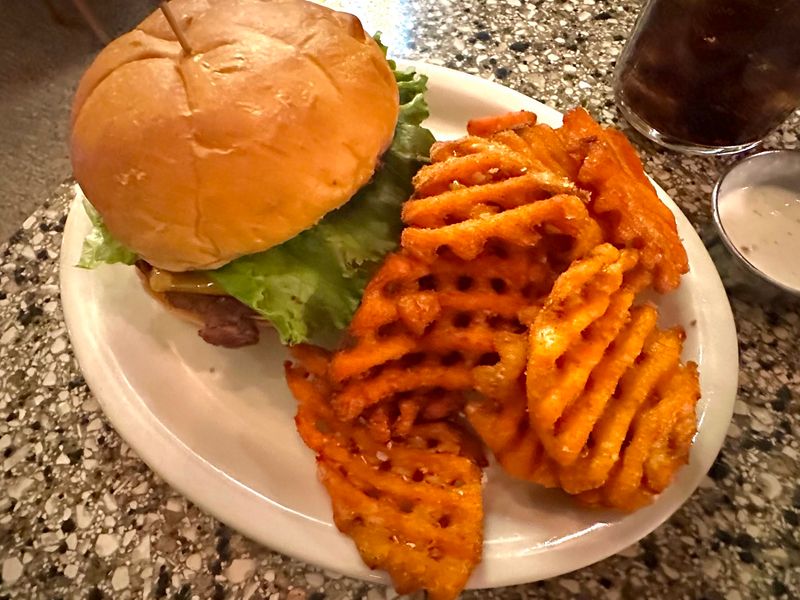 Smashburger Fame And Sweet Potato Fries