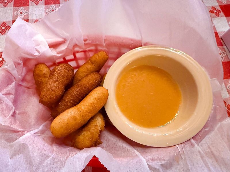 Hushpuppies Meet Chicken Gravy
