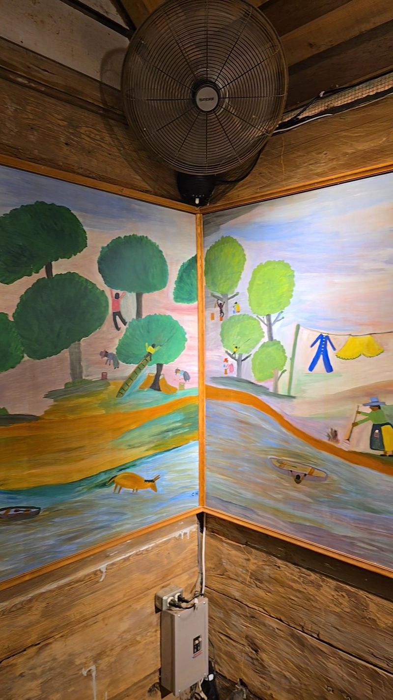 Nine Plywood Panels Painted In 1955