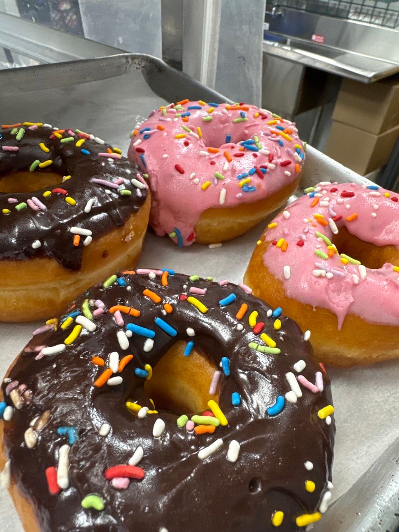 Donuts Share The Morning With Coffee