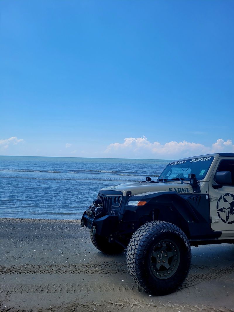 Driving Right Onto The Sand