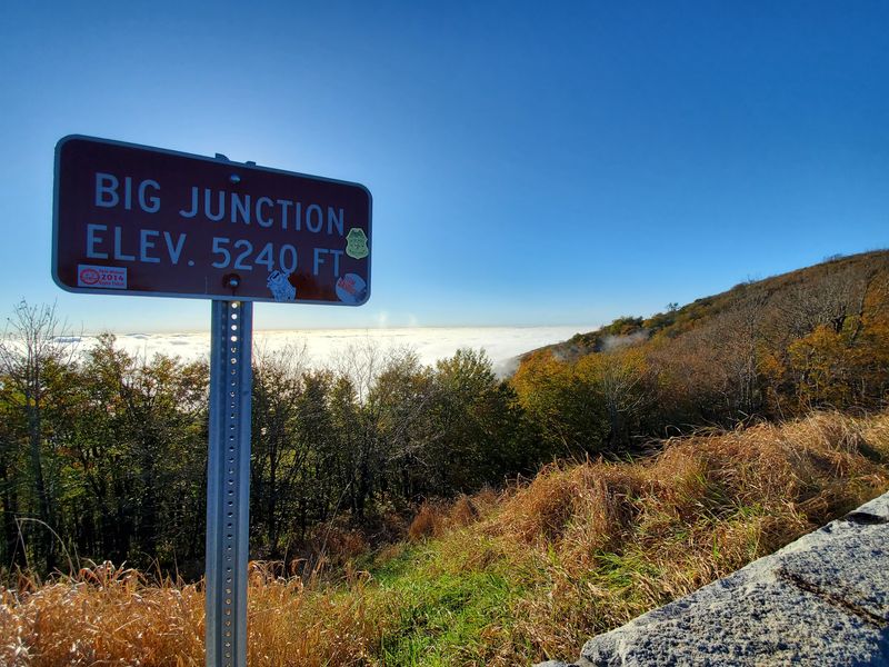 October Color Changes With The Elevation