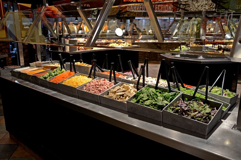 A Salad Bar With Actual Range