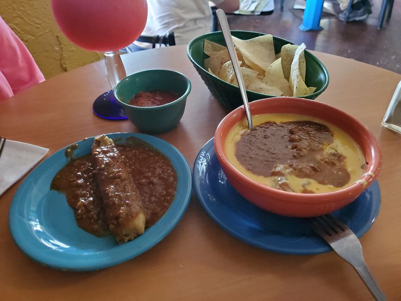 Cheese Enchiladas With Signature Chili Sauce
