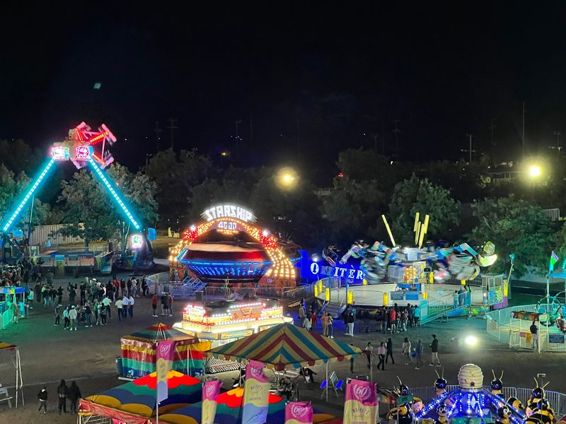 The Fairgrounds Stay Packed After Sunset