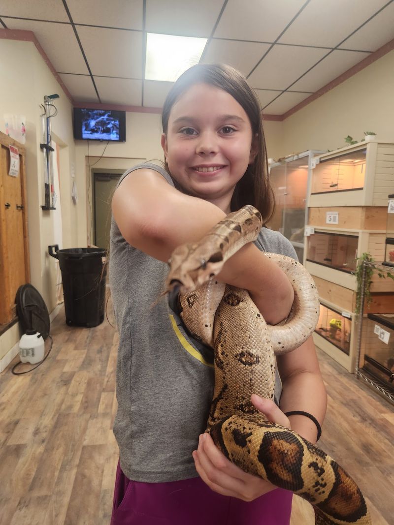 Holding A Snake For The First Time