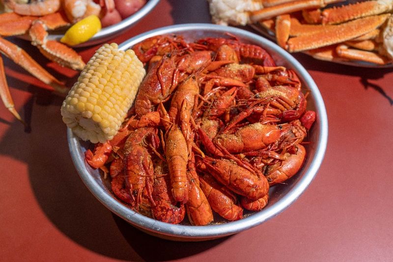 A Full Pound Of Shrimp Anchors The Low Country Boil