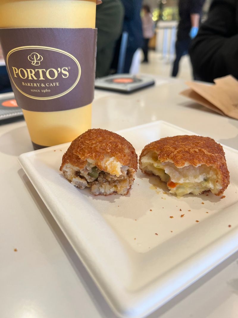 Potato Balls Stuffed with Picadillo