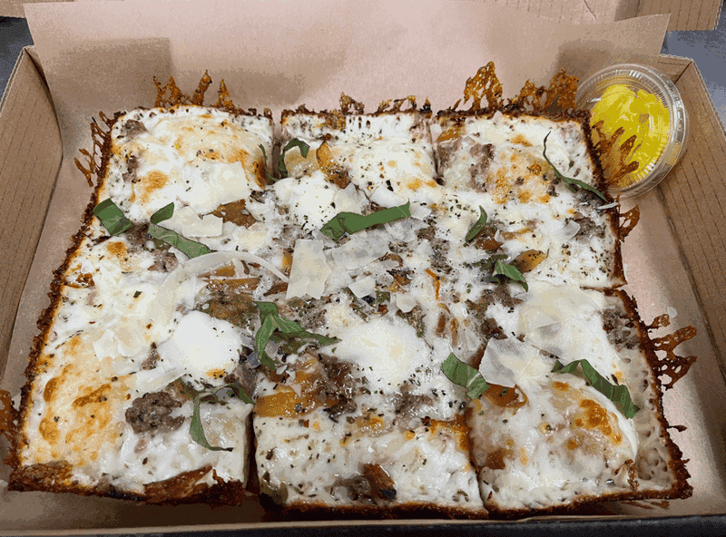 Thick Square Slices Take Center Stage