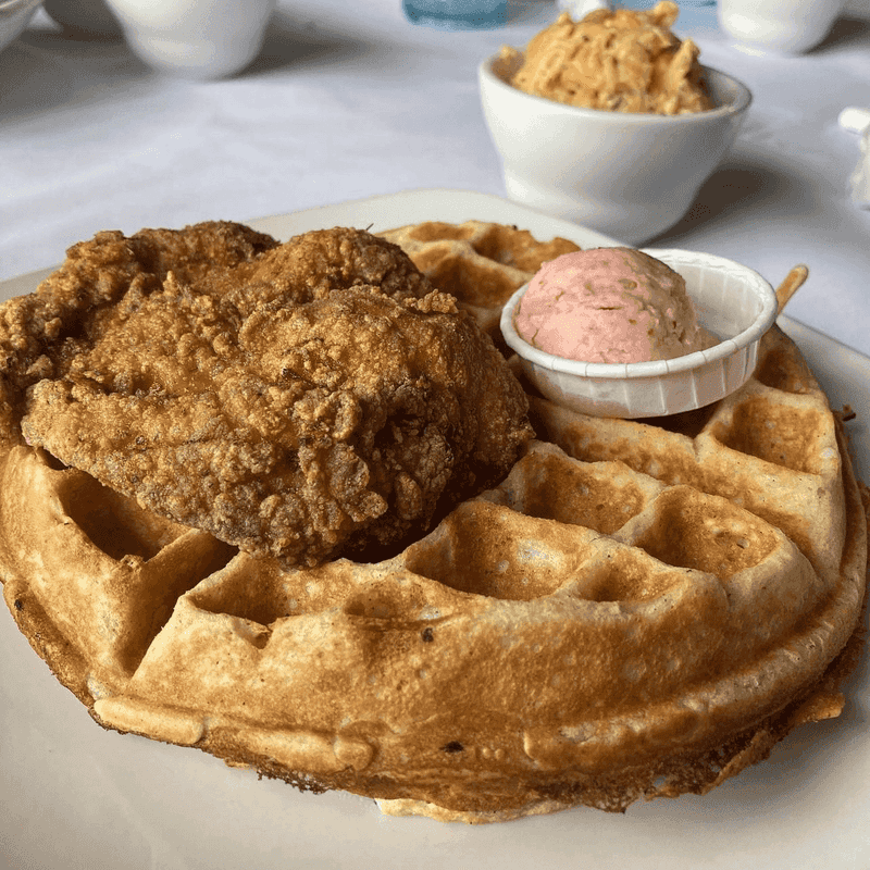 Waffles With a Family Recipe Behind Them