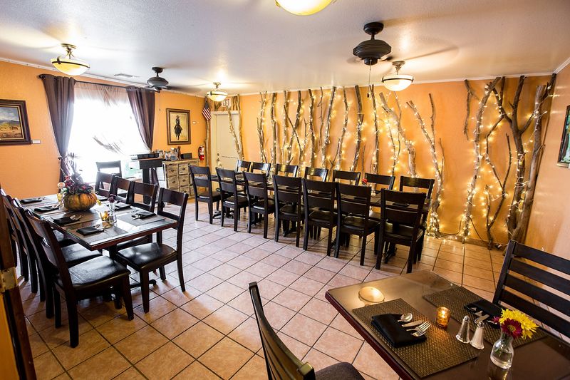 Southwestern Details Fill The Dining Room