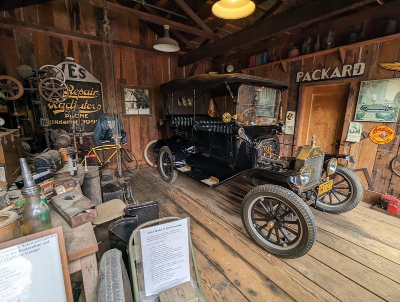 The Garage Keeps Early Automotive Technology In Working Context