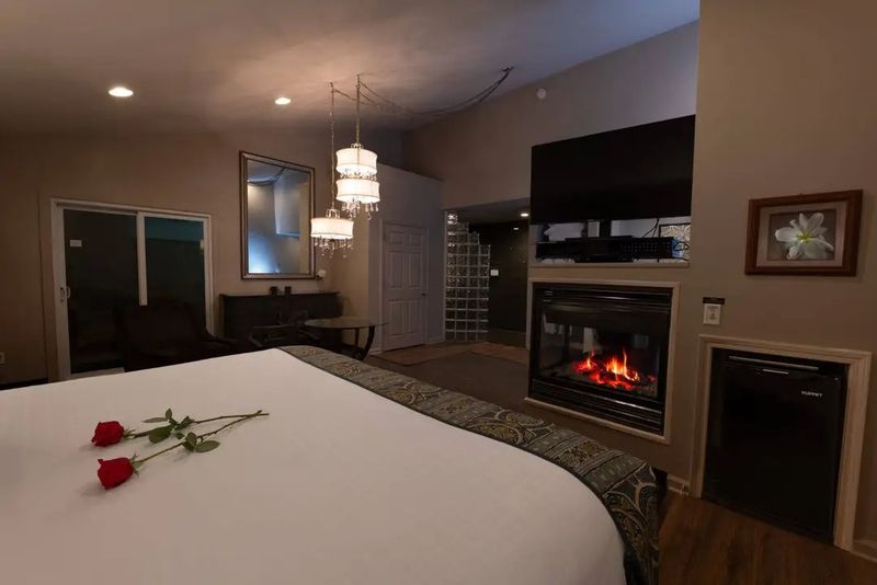 Fireplaces And Private Garages Add To The Seclusion