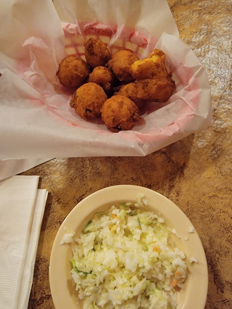 Hushpuppies And Coleslaw Keep The Meal Grounded