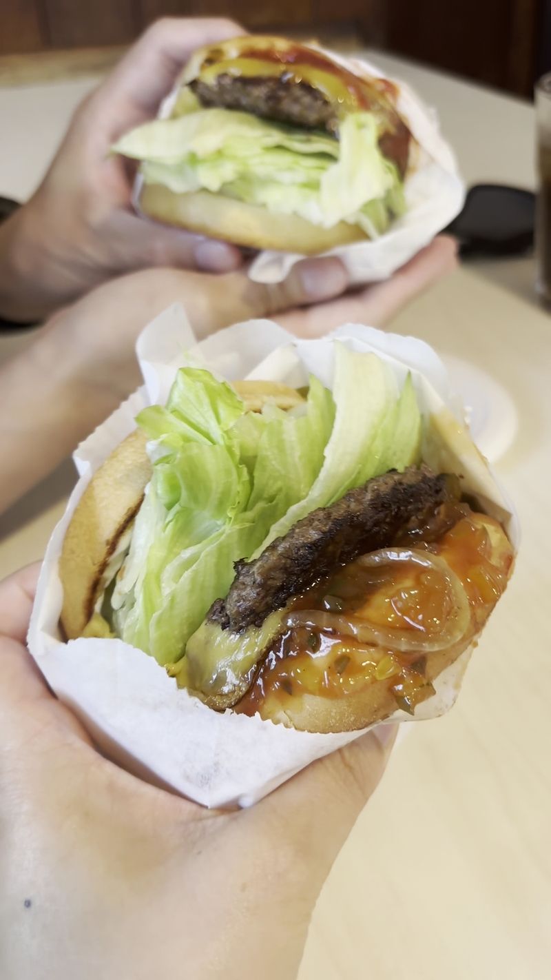 The Legendary Hickoryburger In Its Paper Wrapper
