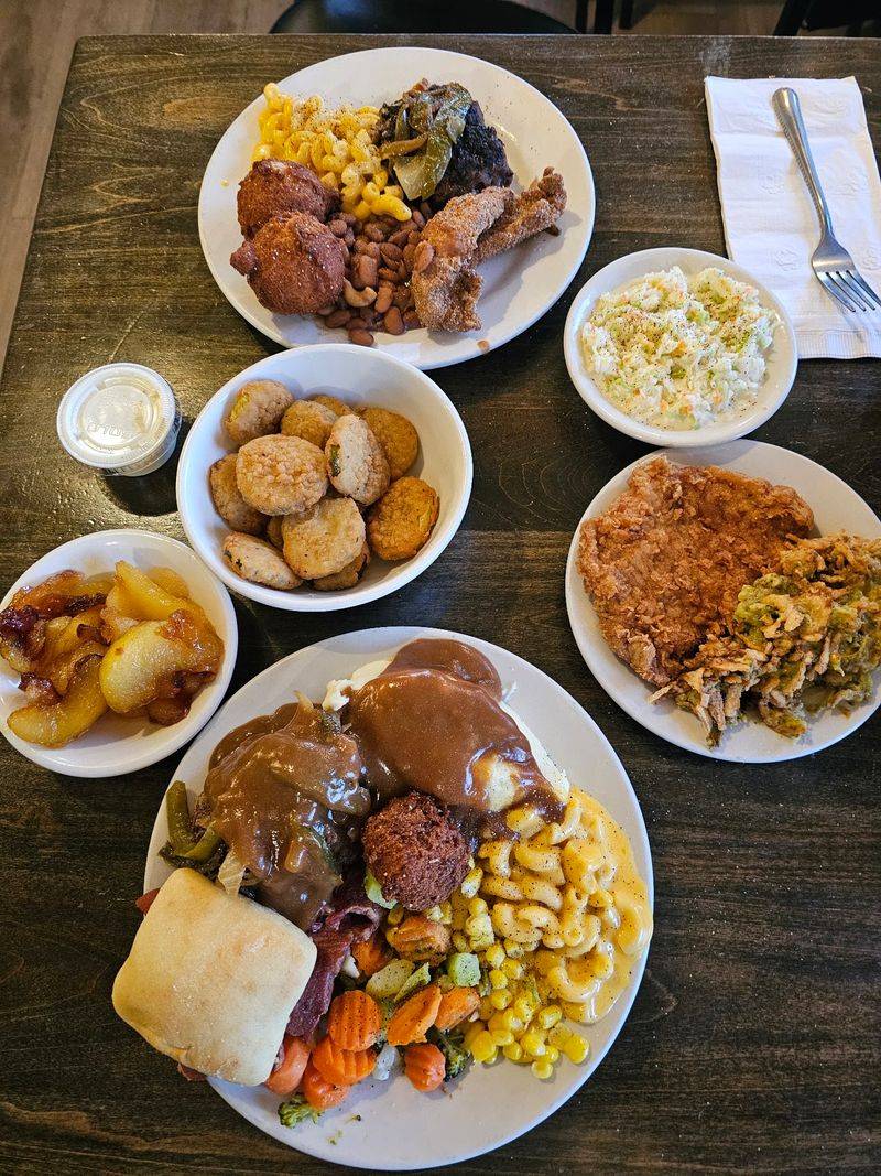 Fried Chicken, Ribs And Country Sides Keep The Plate Familiar