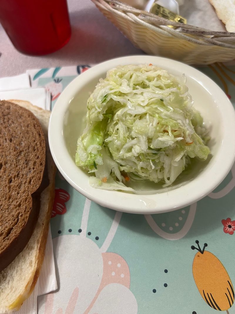 Vinegary Coleslaw and Fresh-Cut Fries