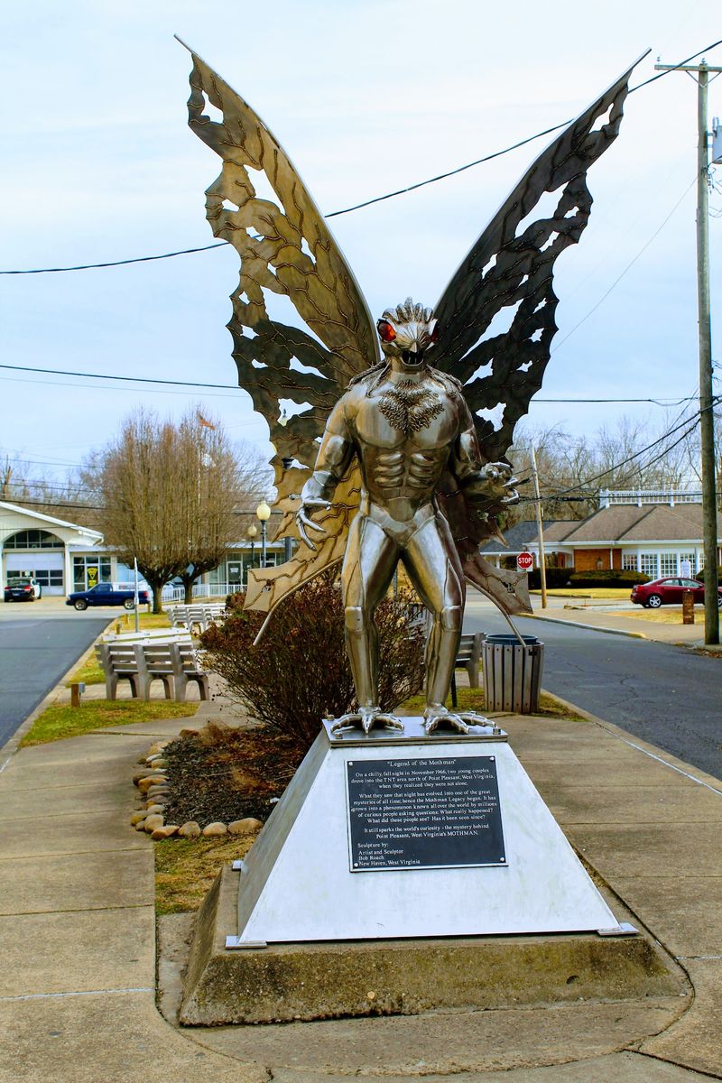 A Twelve-Foot Statue Marks The Downtown Story