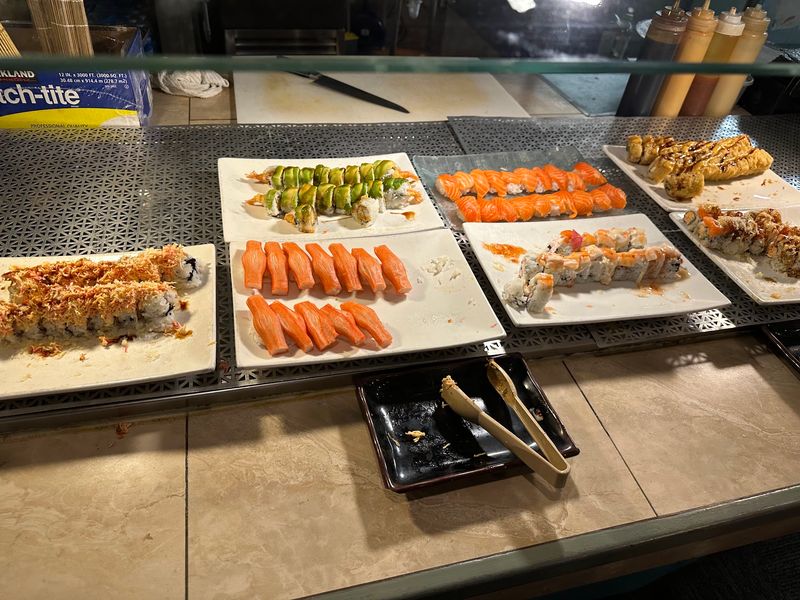 Sushi Gives The Buffet A Built In Detour
