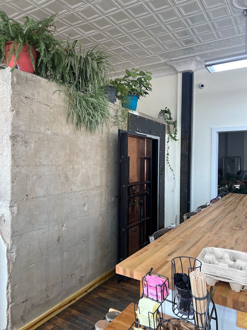 A Walk-In Safe Became Part Of The Café