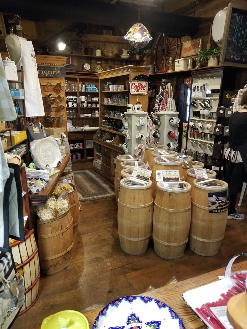 Old-Fashioned Treats And Specialty Goods Fill The General Store Shelves