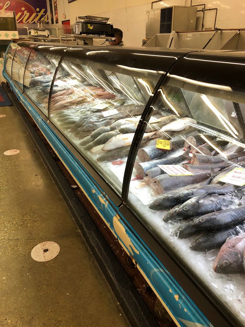 Live Tanks And A Fishmonger On Site