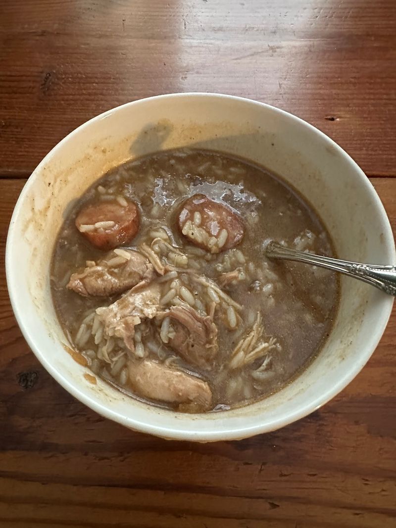 Chicken And Sausage Gumbo Made Fresh Daily