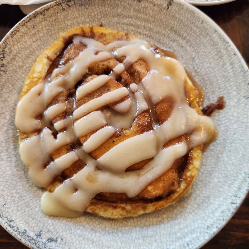 Cinnamon Roll Pancakes Worth Every Minute Of The Wait