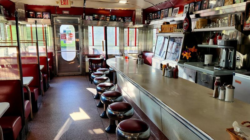 Counter Stools, Booths, and Retro Charm