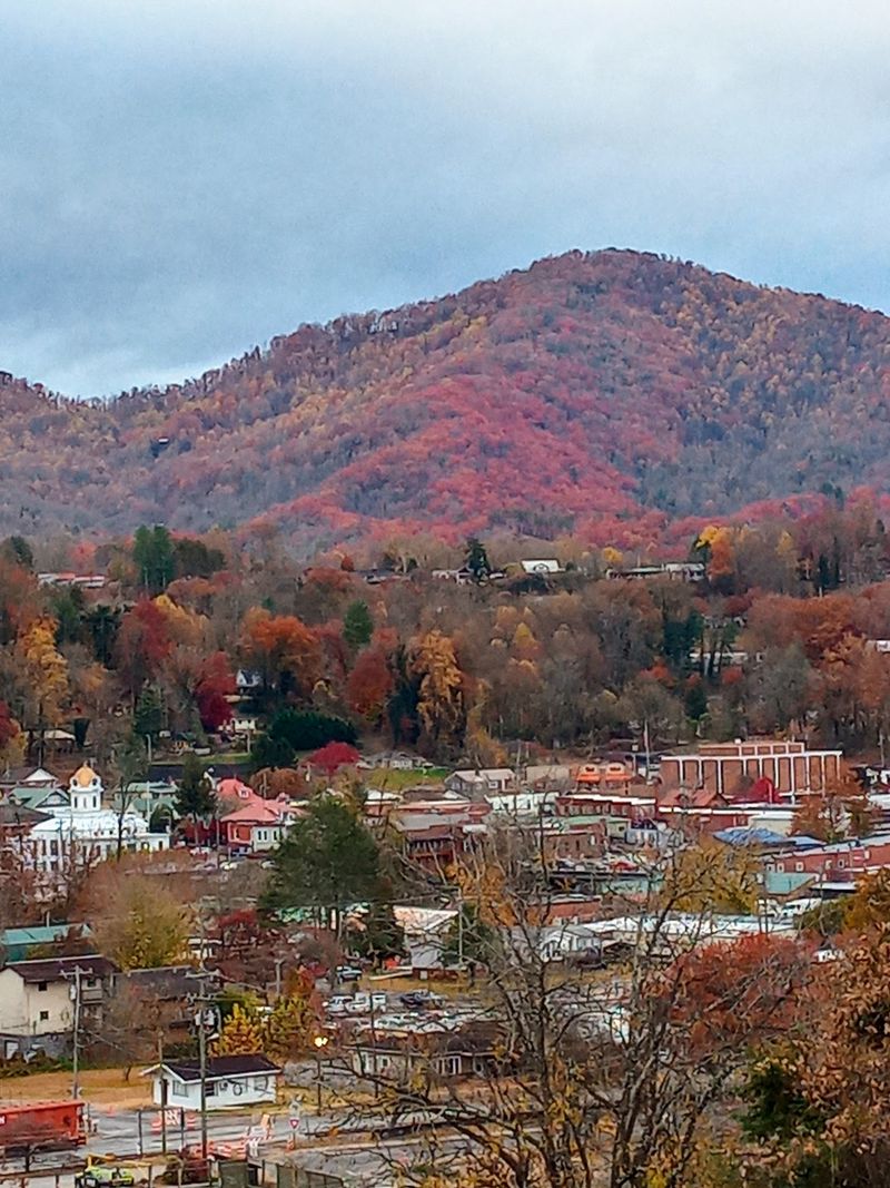 Late October Often Brings Color Down Into Town
