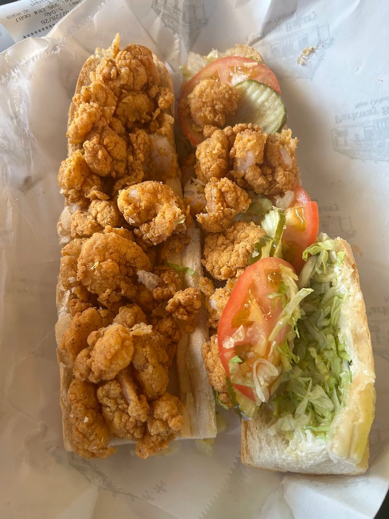 Fried shrimp as the crowd favorite